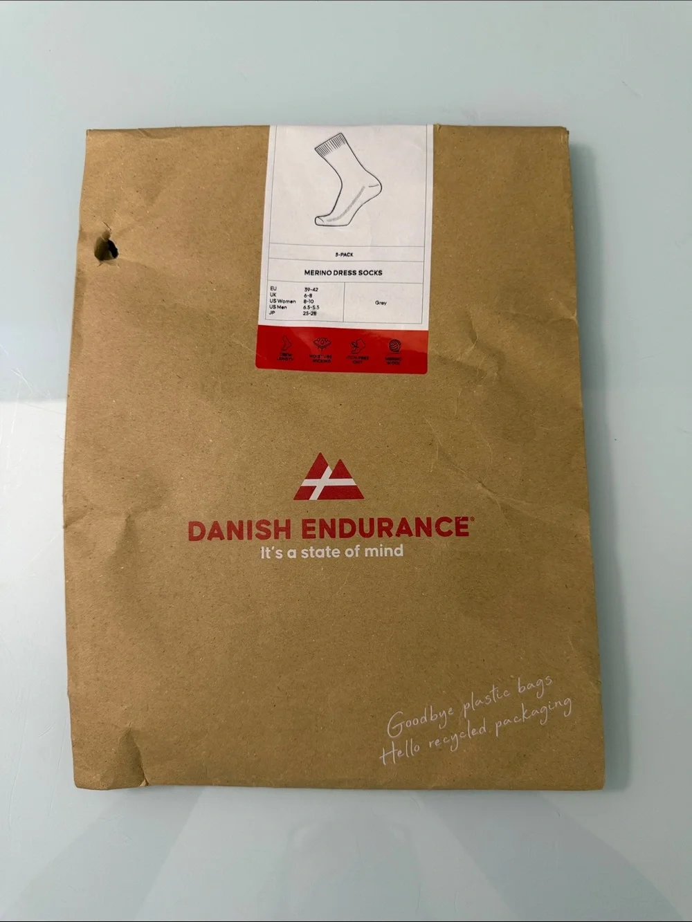 NWT Danish Endurance Merino Wool Dress Socks 3 Pack